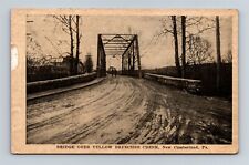 Postcard PA New Cumberland Pennsylvania Yellow Breeches Creek Bridge c1910s S23 picture