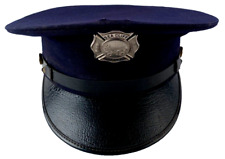 Vintage Sea Cliff Fire Department Uniform Hat New York Men's Service Hat picture