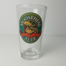 MOOSEHEAD Canadian Lager Pint Pilsner Beer Glass 6 inch picture
