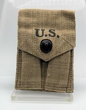 US M1923 WW2 1911 Pistol Magazine Pouch Marked AVERY Khaki US Stamped   picture