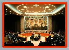 United Nations Security Council 1989 Vintage Postcard 6