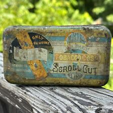 Vintage 1897 JB Pace Tobacco Scroll Cut Twist Tin Container Chewing Smoking VTG picture