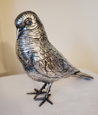 Antique Table Bird Figurine Silver Plate Signed ITALY c.1890-1900 Rare picture
