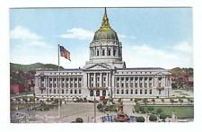 City Hall, Civic Center San Francisco, California Vintage Postcard picture