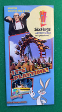 HOUSTON ASTROWORLD/SIX FLAGS 2005 BROCHURE AND MAP - FINAL YEAR OF PARK picture