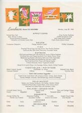 Matson Lines Breakfast and Luncheon Menus SS Monterey June 29, 1964 picture