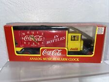 Coca Cola Analog Musical Alarm Clock Truck NEW IN BOX picture