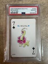 2000 Meganium - Gold Playing Card - PSA 10 picture