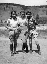 Black and White Photo Three Women Friends Posing Together  8x10 Reprint  A-9 picture