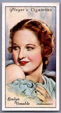 1934 Player's Film Stars 2nd Series Evelyn Venable #46 Original Tobacco Card picture