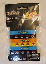 2016 Designware Pokemon Bracelets 6 Pack New Game Freak Nintendo picture