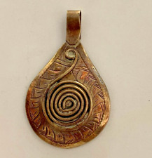 Very rare ancient antique handmade moroccan amulet bronze picture