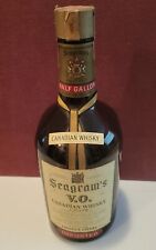 VINTAGE  1959  SEAGRAM’S  V.O. CANADIAN WHISKEY BOTTLE --HALF GALLON Empty picture