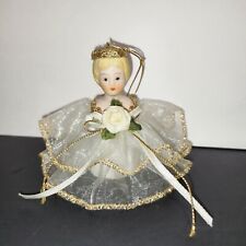 VTG The San Francisco Music Box Company Musical Angel Ornament Silent Night-Work picture