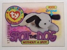 TY Beanie Baby Trading Card, Original 9, Spot Blue # 1730/2160 picture