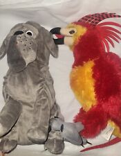 Two Wizarding World Of Harry Potter: Red Fawkes Phoenix Bird & Fang Dog Plush picture
