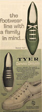 1961 Tyer Shoes Vintage Print Ad  Canvas Casuals Footwear Line Family in Mind picture