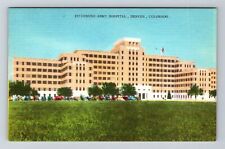 Denver CO-Colorado, Fitzsimons Army Hospital Vintage Souvenir Postcard picture