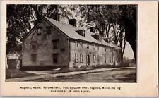 c 1905 Augusta, Maine Fort Western Antique Postcard Unposted picture