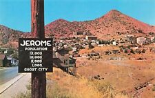 Postcard Jerome Arizona Abandoned Mining Camp Copper Gold Silver Ghost City picture
