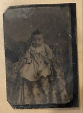 collectable daguerreotype Tintype  post mortem Baby Photograph 1800’s picture