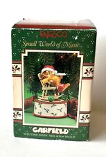 Rare Vintage Enesco Garfield Welcome Santa Small World Of Music Action & Music picture