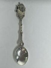 Vintage Silver Spoon Historic Sea Ship Koovaarp Stamped 90 4.5” Long picture