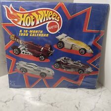 Vintage Hot Wheels “A 16-Month 1999 Calender” from Mattel  - NEW Sealed picture
