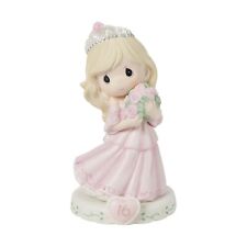 Growing in Grace Birthday Figurine Age 16 By Precious Moments 6in Blonde 162015 picture