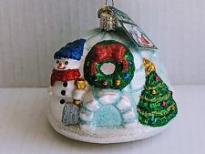 Old World Christmas Ornament Igloo 2003 picture