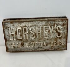 Vintage Rare 100yr OLD HERSHEY 5lb HERSHEY'S Chocolate Bar Mold 19 x 10 x 2-1/2
