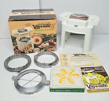 Veg-O-Matic 2 (II) Food Processor Chopper Popeil Brothers w/ Box 3 Blades VTG   picture