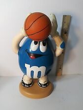 Vintage M&M Peanut MM Blue Basketball Player Candy Dispenser 13 inch  picture