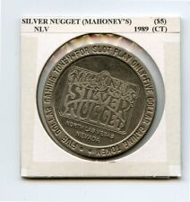 5.00 Token from the Mahoneys Silver Nugget Casino Las Vegas Nevada CT 1989 picture
