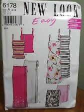 New Look Sewing Pattern 6178 Size 8-18 Misses Skirt Top Long Dress New Uncut picture