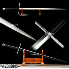 Cosplay King Arthur Sword Leather Sheath Carcon Steel Blade European Style picture