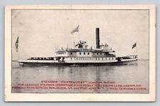 c1930 Steamer Chateaugay Auto Ferry Lake Champlain Transportation Company P135A picture