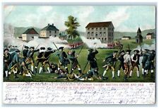 1906 The Battle Of Lexington Buckman Tavern Meeting House Lexington MA Postcard picture