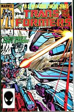 Transformers #4 Marvel Comics 1984 VF 1st Shockwave Dinobots Cameo picture