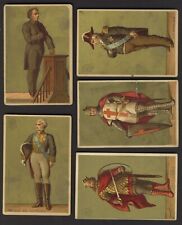 Ducoudray 1890s French historical figures 5 different cards F-G picture