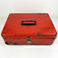 Ultra Vintage Facom France Rouge Tool Box with Retro Tool Compartment picture