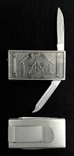 Masonic Money Clip with Knife & File (MAS-MC2) picture