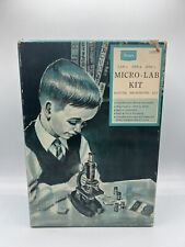Vintage Sears Micro Lab Kit Master Microscope Kit 6375 Complete in Box picture