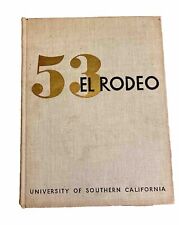 1953 El Rodeo USC Hard Cover USC Yearbook picture