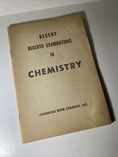 New Old Stock Chemistry Examination Regents 1959 Vintage Rare Excellent Condtion picture