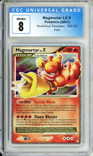 Magmortar Lv. X - Mysterious Treasures 123/123 - Pokemon TCG - CGC 8 picture