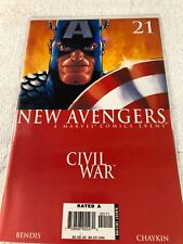 NEW AVENGERS CIVIL WAR #21 RESEALABLE BAG + BOARD picture