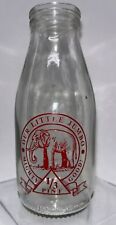 Vintage Our Little Jumbo Milk Bottle Made in England Mighty Good 1/3 Pint RARE  picture