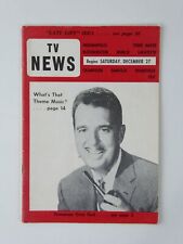 Ronald Reagan Tennessee Ernie Ford Vintage TV News Weekly Programs Magazine 1958 picture