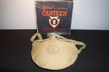 Vintage Official Boy Scouts of America Aluminum Canteen in Original Box No. 1201 picture